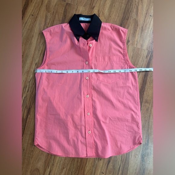 Prada Milano Made In Italy Sleeveless Collared Button Up Womens Size 36 - Picture 6 of 7